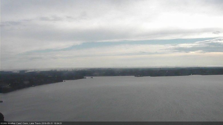 Lake Travis webcam, May 31, 2016 5:20 PM CT