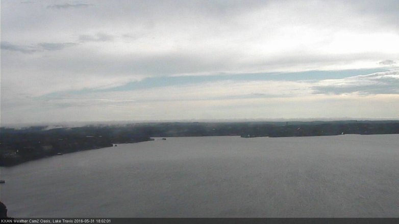 Lake Travis webcam, May 31, 2016 5:25 PM CT