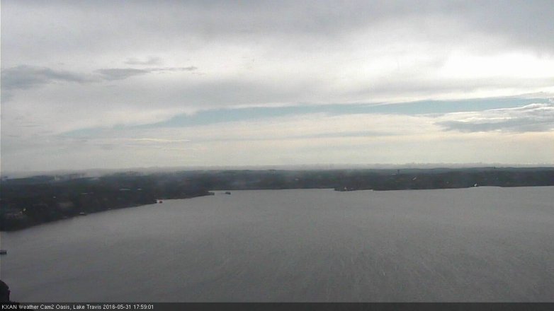 Lake Travis webcam, May 31, 2016 5:30 PM CT