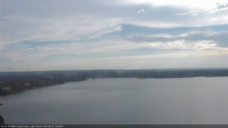 Lake Travis webcam, May 31, 2016 6:00 PM CT