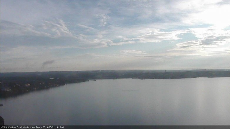 Lake Travis webcam, May 31, 2016 6:50 PM CT