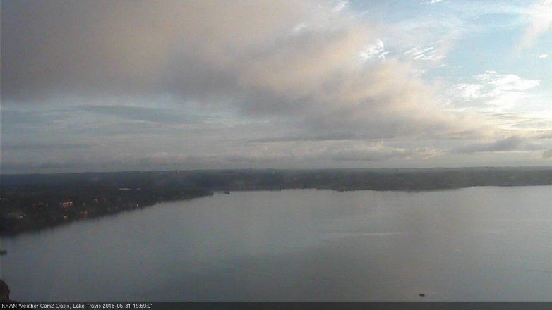 Lake Travis webcam, May 31, 2016 7:15 PM CT