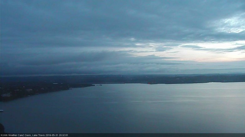 Lake Travis webcam, May 31, 2016 7:45 PM CT