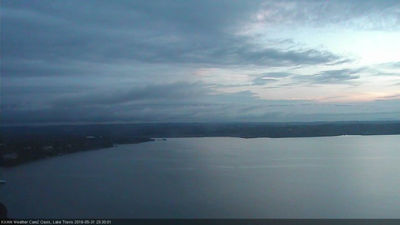 Lake Travis webcam, May 31, 2016 8:00 PM CT