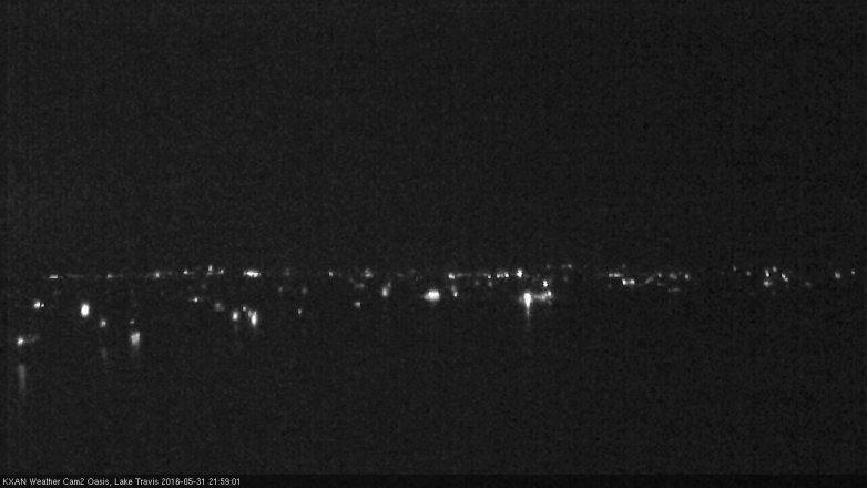 Lake Travis webcam, May 31, 2016 9:05 PM CT