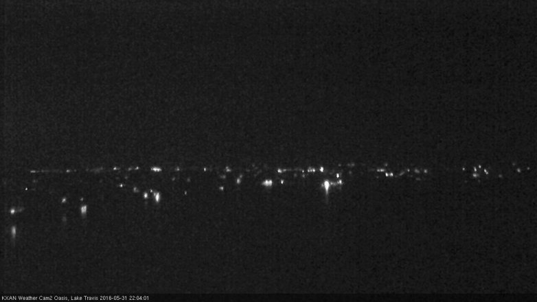 Lake Travis webcam, May 31, 2016 9:15 PM CT