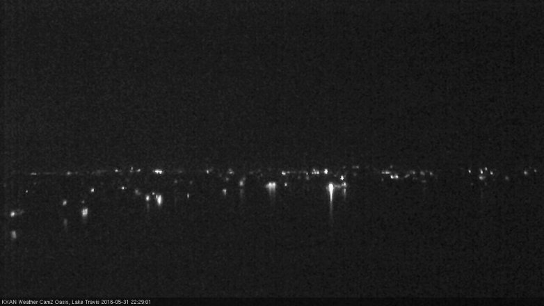 Lake Travis webcam, May 31, 2016 9:55 PM CT