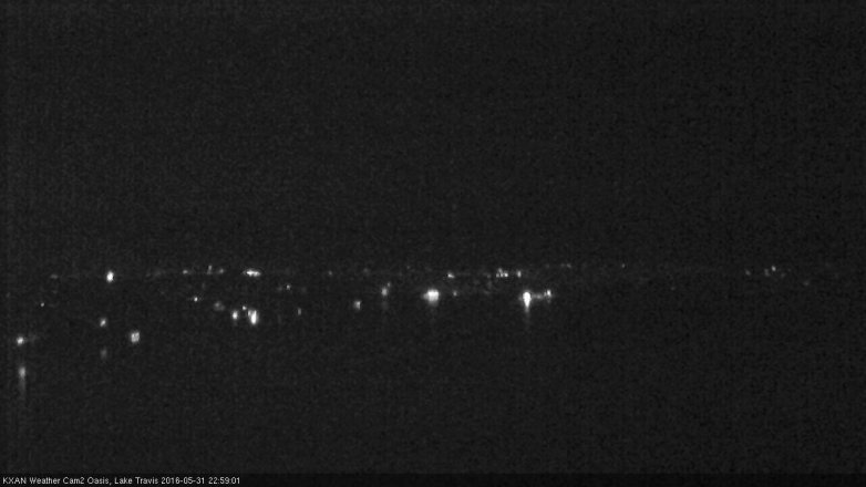 Lake Travis webcam, May 31, 2016 10:10 PM CT