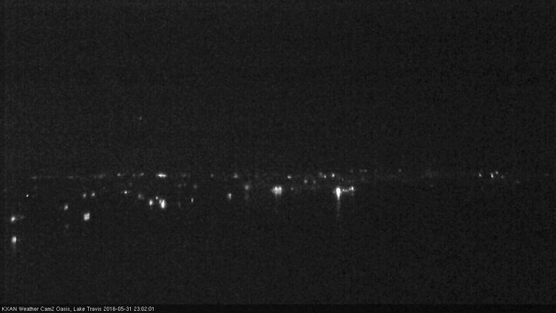 Lake Travis webcam, May 31, 2016 10:30 PM CT