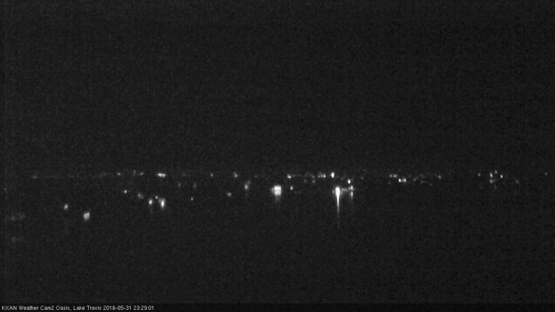 Lake Travis webcam, May 31, 2016 10:35 PM CT