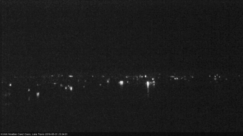 Lake Travis webcam, May 31, 2016 10:45 PM CT