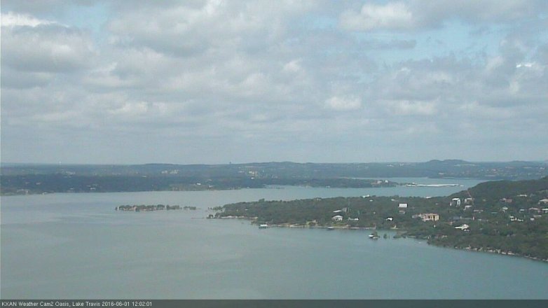 Lake Travis webcam, June 1, 2016 11:10 AM CT