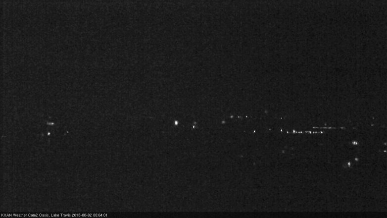 Lake Travis webcam, June 1, 2016 11:35 PM CT