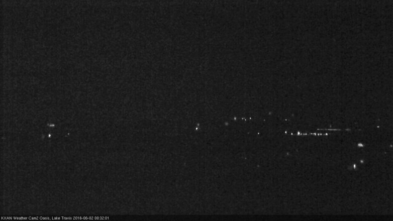 Lake Travis webcam, June 1, 2016 11:50 PM CT