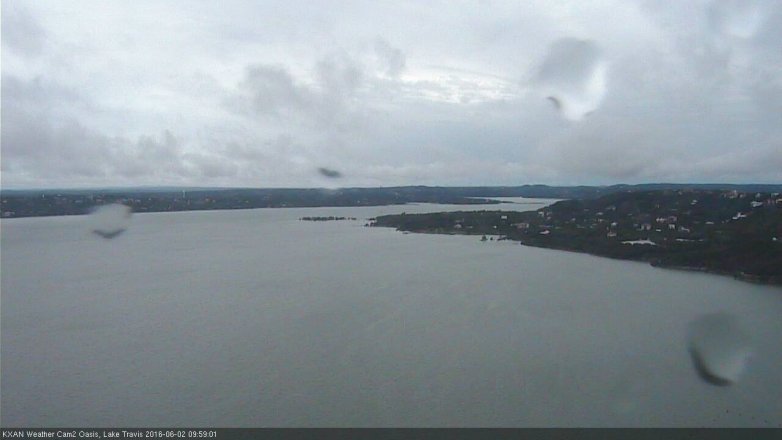 Lake Travis webcam, June 2, 2016 9:10 AM CT