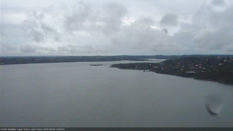 Lake Travis webcam, June 2, 2016 9:25 AM CT