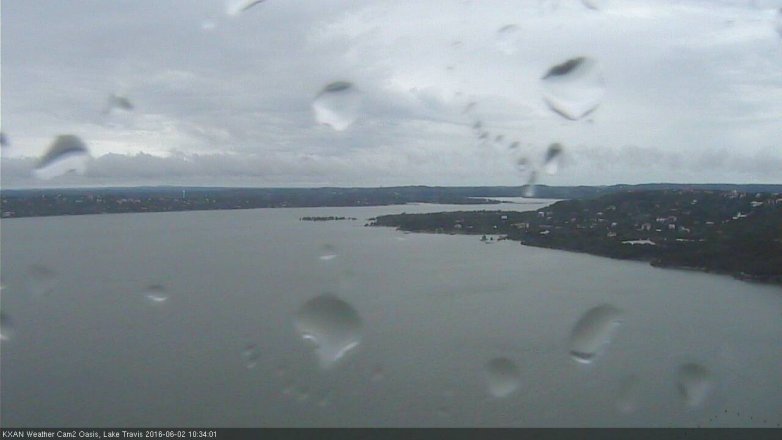 Lake Travis webcam, June 2, 2016 9:45 AM CT