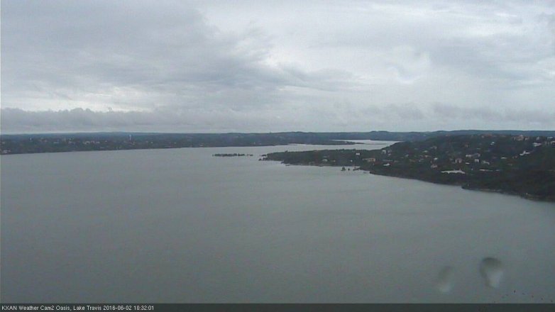 Lake Travis webcam, June 2, 2016 10:00 AM CT