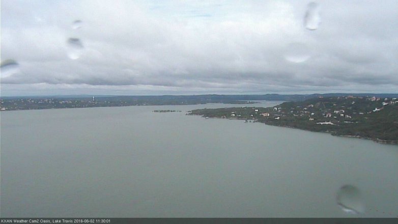 Lake Travis webcam, June 2, 2016 10:55 AM CT