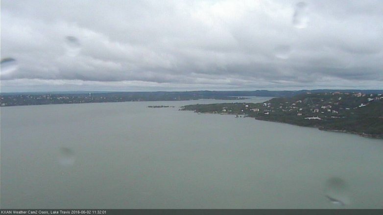 Lake Travis webcam, June 2, 2016 11:00 AM CT