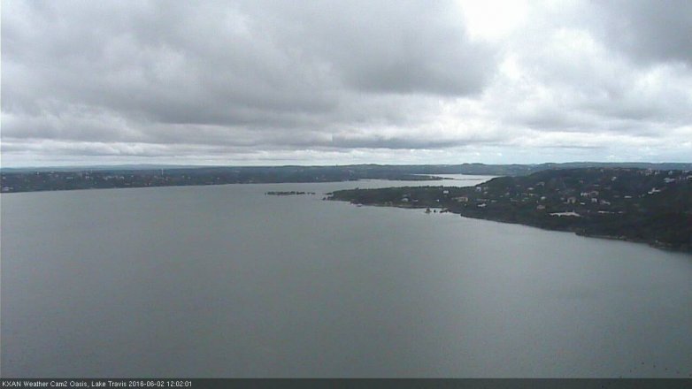Lake Travis webcam, June 2, 2016 11:05 AM CT
