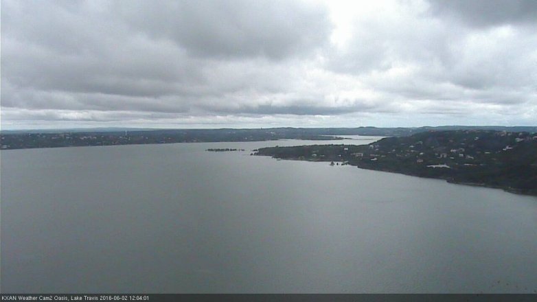 Lake Travis webcam, June 2, 2016 11:10 AM CT