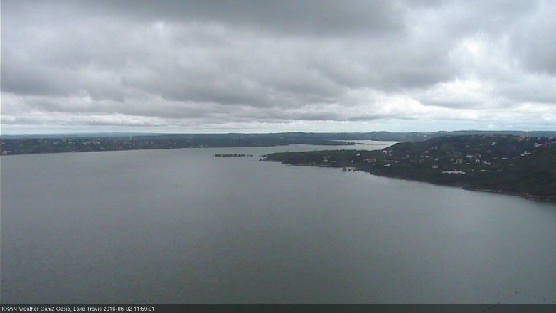 Lake Travis webcam, June 2, 2016 11:15 AM CT