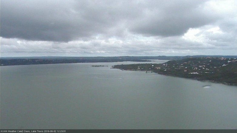 Lake Travis webcam, June 2, 2016 11:40 AM CT