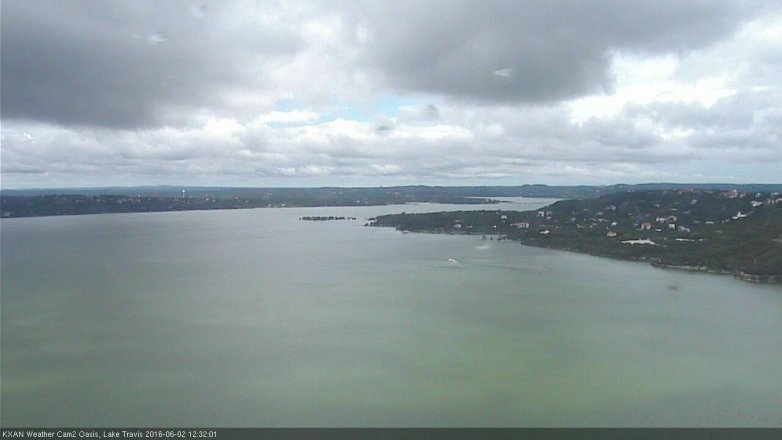 Lake Travis webcam, June 2, 2016 11:50 AM CT