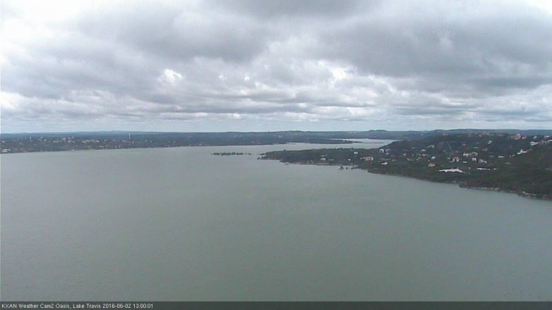 Lake Travis webcam, June 2, 2016 12:05 PM CT