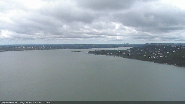 Lake Travis webcam, June 2, 2016 12:15 PM CT