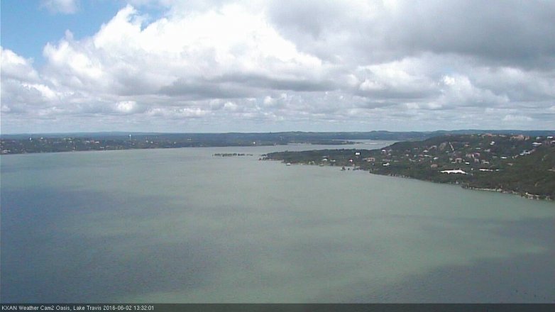 Lake Travis webcam, June 2, 2016 12:55 PM CT