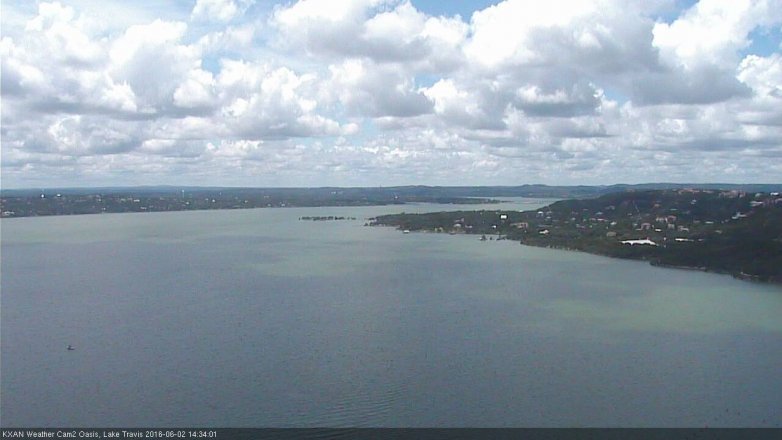 Lake Travis webcam, June 2, 2016 1:40 PM CT