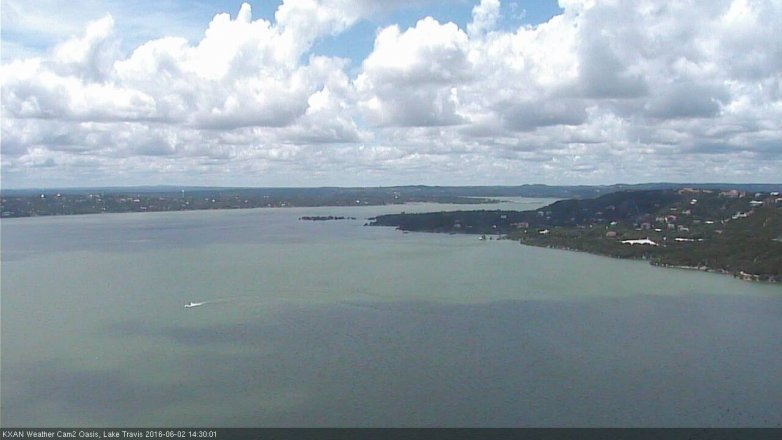 Lake Travis webcam, June 2, 2016 1:50 PM CT