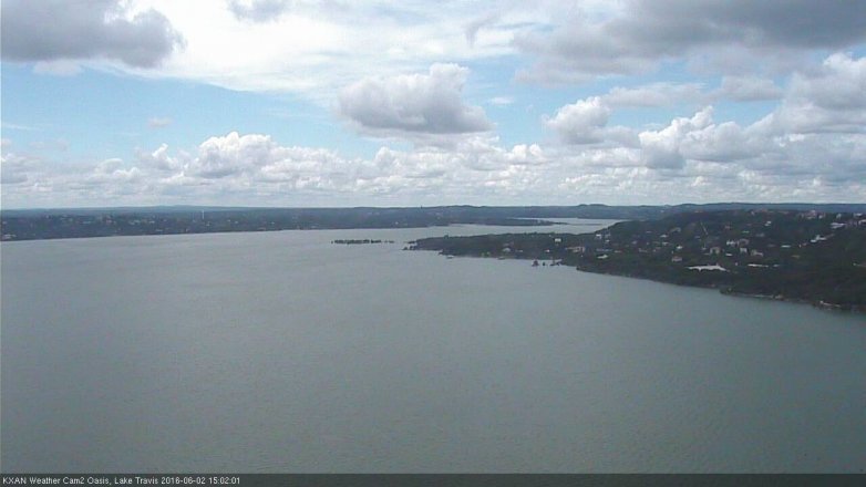 Lake Travis webcam, June 2, 2016 2:05 PM CT