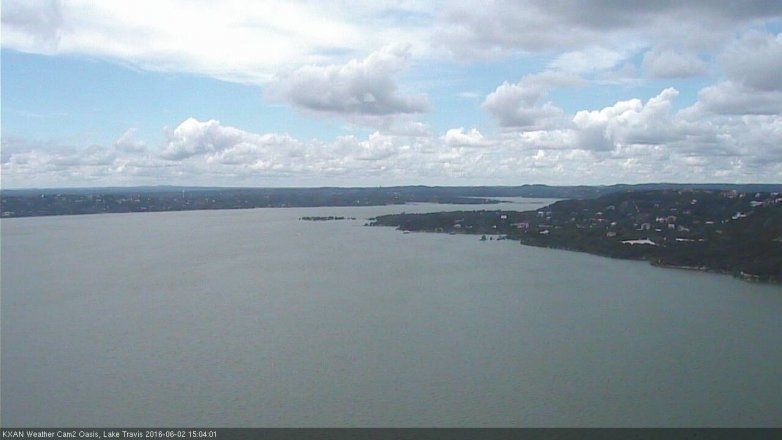 Lake Travis webcam, June 2, 2016 2:10 PM CT