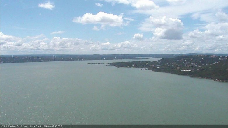 Lake Travis webcam, June 2, 2016 2:40 PM CT
