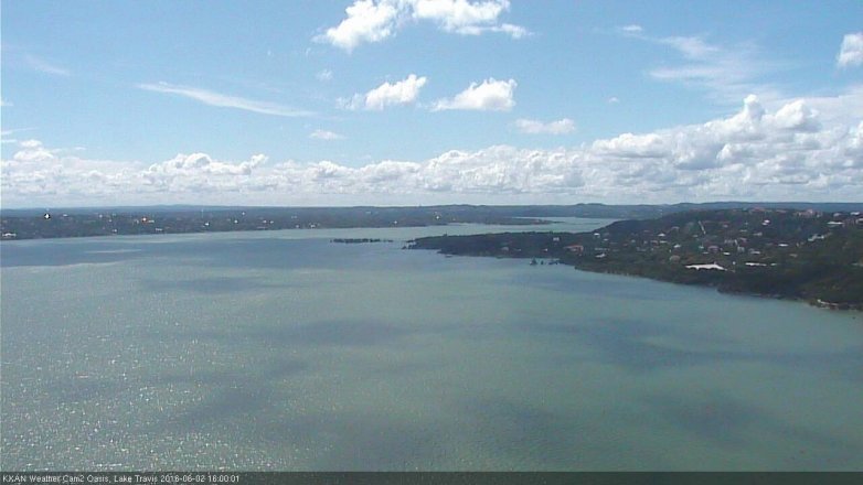 Lake Travis webcam, June 2, 2016 3:30 PM CT