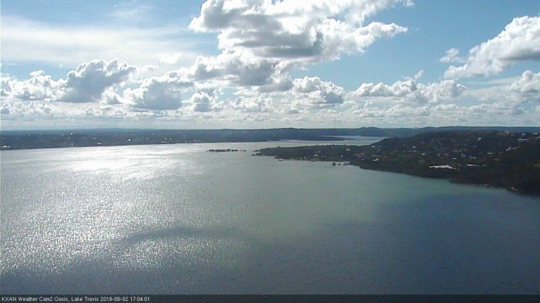 Lake Travis webcam, June 2, 2016 4:10 PM CT