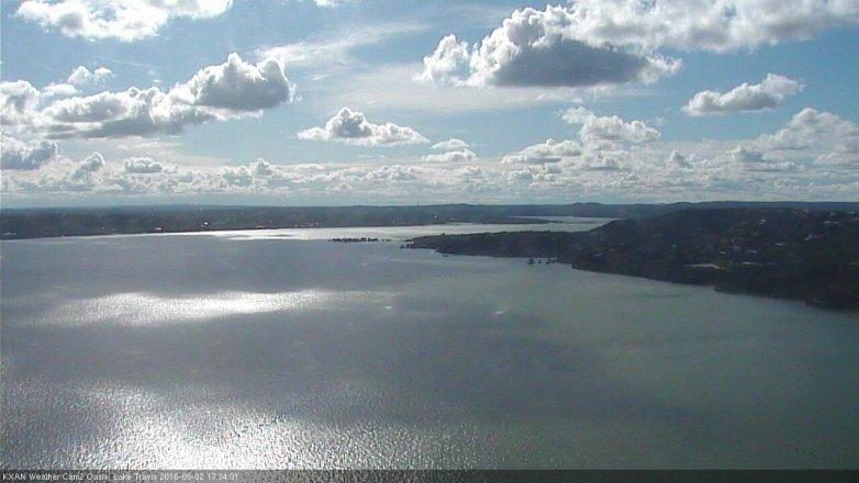 Lake Travis webcam, June 2, 2016 5:00 PM CT