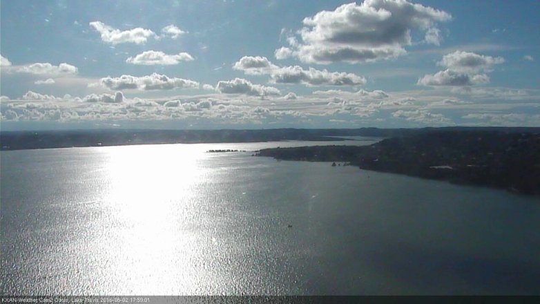 Lake Travis webcam, June 2, 2016 5:30 PM CT