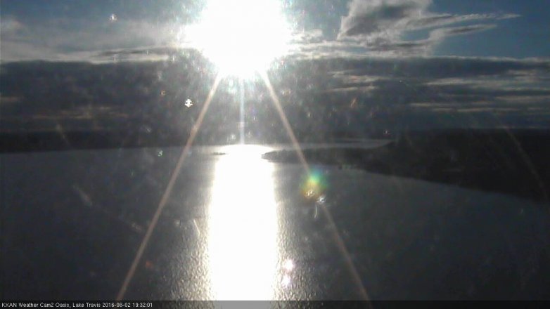 Lake Travis webcam, June 2, 2016 6:35 PM CT