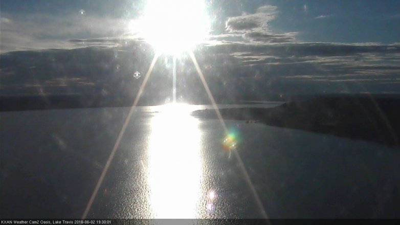 Lake Travis webcam, June 2, 2016 7:00 PM CT