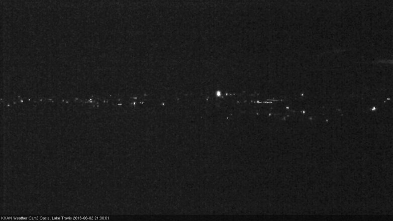 Lake Travis webcam, June 2, 2016 8:55 PM CT