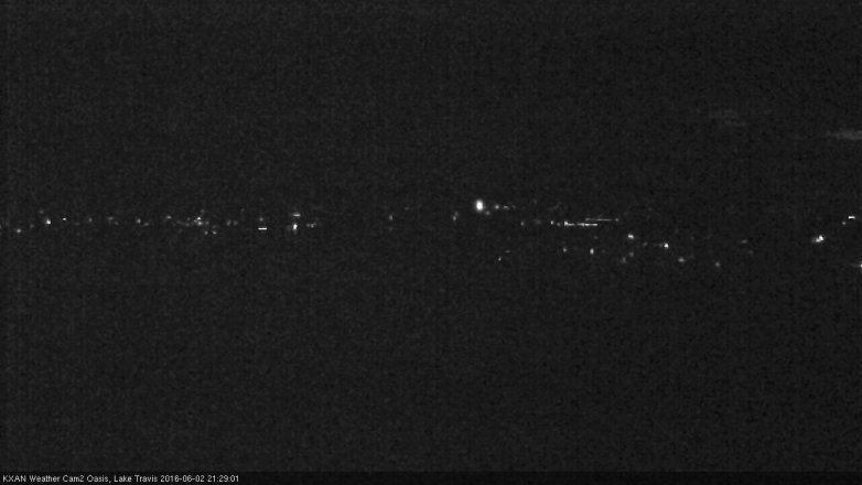 Lake Travis webcam, June 2, 2016 9:00 PM CT