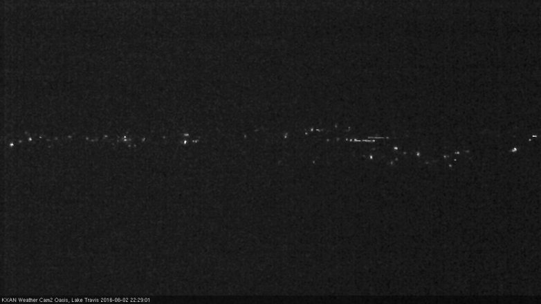 Lake Travis webcam, June 2, 2016 9:55 PM CT