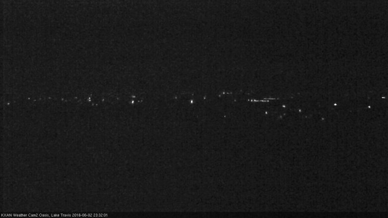 Lake Travis webcam, June 2, 2016 10:55 PM CT