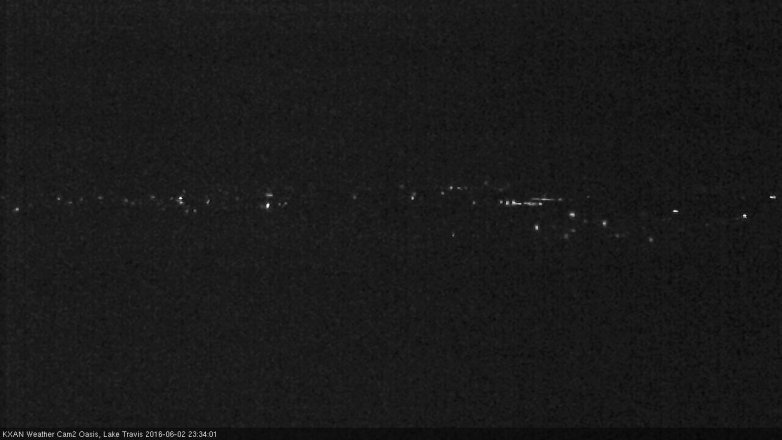 Lake Travis webcam, June 2, 2016 11:05 PM CT