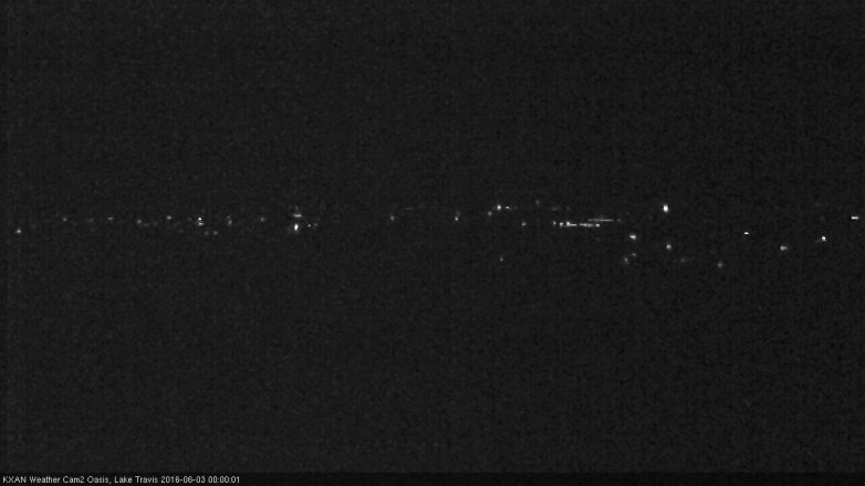 Lake Travis webcam, June 2, 2016 11:10 PM CT