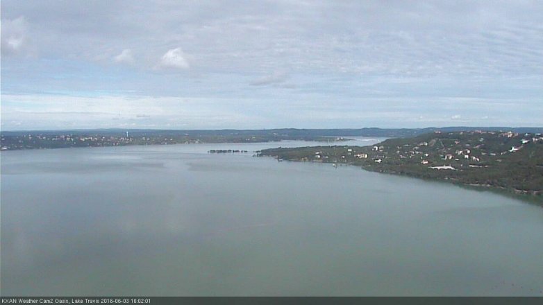 Lake Travis webcam, June 3, 2016 9:05 AM CT